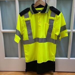 Hi Viz EMS shirt, button up polo style. Men's XS